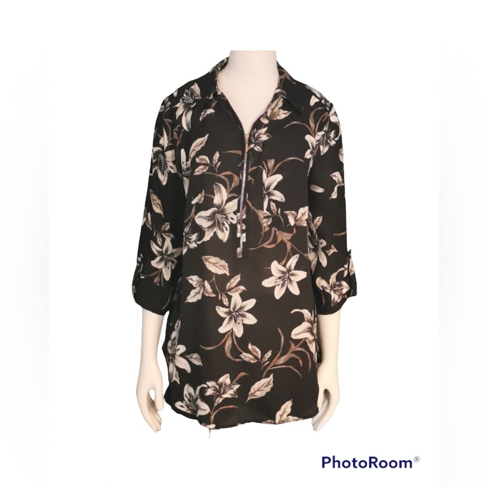 💚 Lily Morgan floral blouse, M